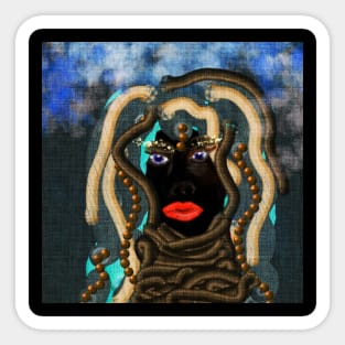 The Queen of Dreadlocks Sticker